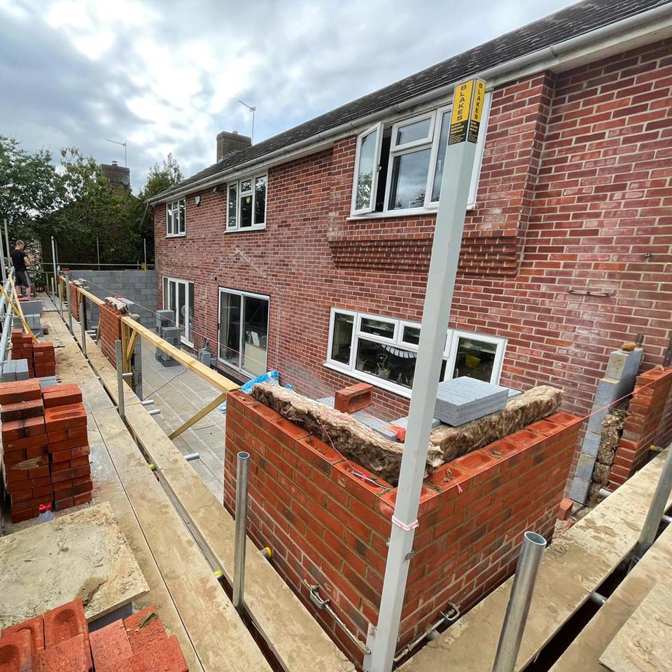 Single aspect, single storey extension, Donnington