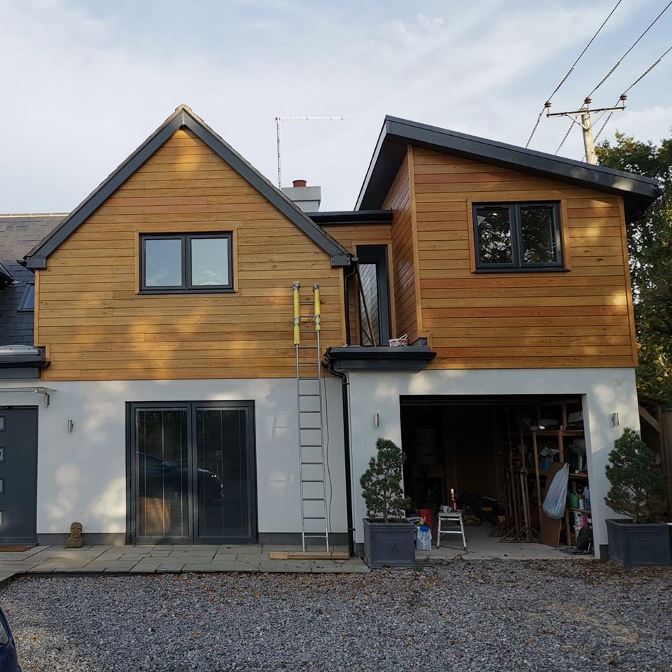 New build modern bungalow conversion, Yattendon
