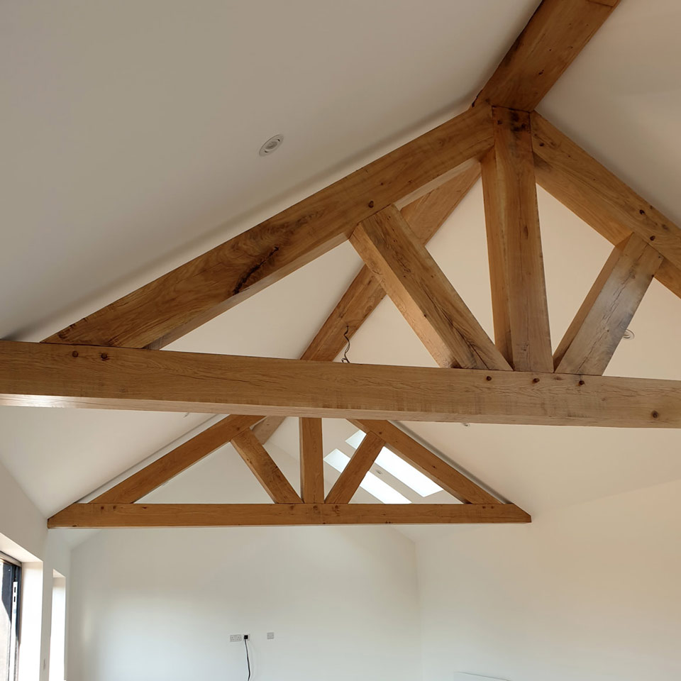 Oak trusses, carpentry & joinery, Upper Basildon
